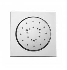 Bossini Cubic Reg Форсунка для душа 10х10см., настенная, поворотная, цвет: хром. I00198.030