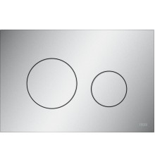 TECEloop 9240922 Панель смыва, 2 режима, 220х150х3 мм, пластик, хром матовый 9240922