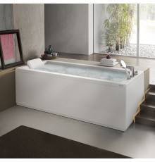 JACUZZI ENERGY Ванна с г/м 180x80x57см, без панели , смеситель, кит (форсунки, водозаборник,слив), SX, цвет белый. 9440A19A,  ENE30121300