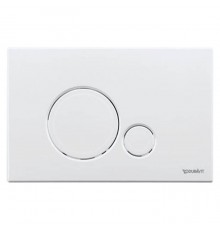 Duravit DuraSystem Beta 120 Клавиша смыва для унитаза, пластик, цвет: белый. WD5010011000/WF5120011010