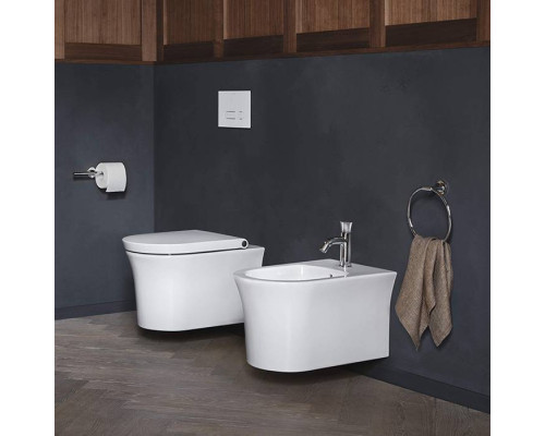 Duravit White Tulip Биде напольное 37x58х42 см, с переливом, с 1 отв., WonderGliss, цвет: белый. 22931000001