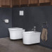 Duravit White Tulip Биде напольное 37x58х42 см, с переливом, с 1 отв., WonderGliss, цвет: белый. 22931000001