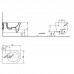 TOTO RP Биде подвесное 54x38x29см, цвет: белый. B552E#XW