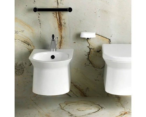 Gessi Cono Смеситель для биде на 1 отв. с донным клапаном и соединительными шлангами, цвет: хром. 45007#031