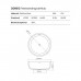 Dea Design Round Ванна 135х135х49см., отдельностоящая, Solid Surface, цвет: Black №16. DD8612 1350 16