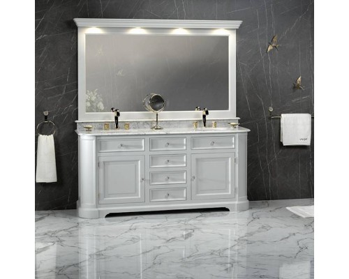 THG Hirondelles Gold Stamped Смеситель для раковины, 3 отв., цвет: Soft gold. A4L-F30-151