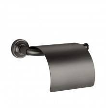 Gessi Venti20 Держатель туалетной бумаги, с крышкой, цвет: Black Metal Brushed PVD. 65449#707