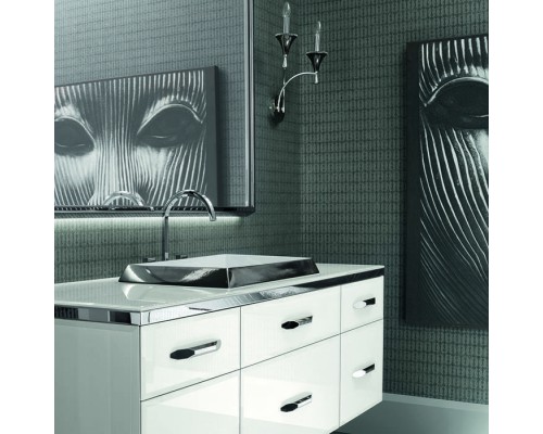 VITAGE milldue edition HILTON Комплект мебели с базой, раковиной DIAMOND, зеркалом DIAMOND, 162см, ручки хром, подвесной, Цвет: bianco-41, платина, сталь. 3360.STEEL, 4054.162.41.98, 3046.41.98, 3054.41.98, 3290.41.SX, 9876.PLATINO (С МЕБЕЛЬЮ), 3290 VITAGE milldue edition HILTON Комплект мебели с базой, раковиной DIAMOND, зеркалом DIAMOND, 162см, ручки хром, подвесной, Цвет: bianco-41, платина, сталь. 3360.STEEL, 4054.162.41.98, 3046.41.98, 3054.41.98, 3290.41.SX, 9876.PLATINO (С МЕБЕЛЬЮ), 3290