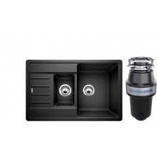Комплект Мойка Blanco Legra 45 S Compact антрацит + Измельчитель KUCHENSTERN Muhle 351MU35