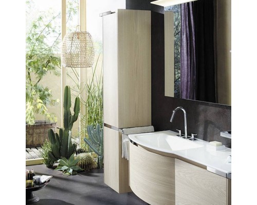 Burgbad Yso Шкаф подвесной 40x35x176 см, цвет: аутентичный дуб. HSHB040 L F2184