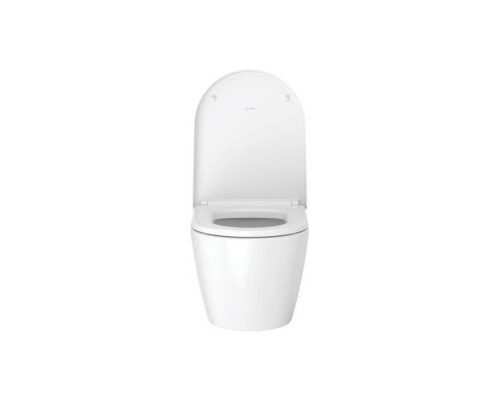 Duravit Me by Starck Сиденье для унитаза, петли: нерж. сталь, с автоматическим опусканием, с микролифтом, цвет: белый. 0020090000