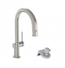 Hansgrohe Aqittura Смеситель для кухни, 1 отв., с вытяжным изливом 1jet и функцией фильтрации, цвет: нержавеющая сталь. 76803800