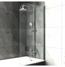 Шторка на ванну Bauedge Bau Dream SB0001 80х140, профиль хром