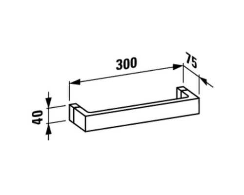 Laufen Kartell Полотенцедержатель 30см, подвесной, цвет: оранжевый. 3.8133.0.082.000.1 Laufen Kartell Полотенцедержатель 30см, подвесной, цвет: оранжевый. 3.8133.0.082.000.1