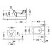 Duravit Aurena Биде подвесное 36.5x57cм, с креплением, цвет: белый глянец. 272115AA00