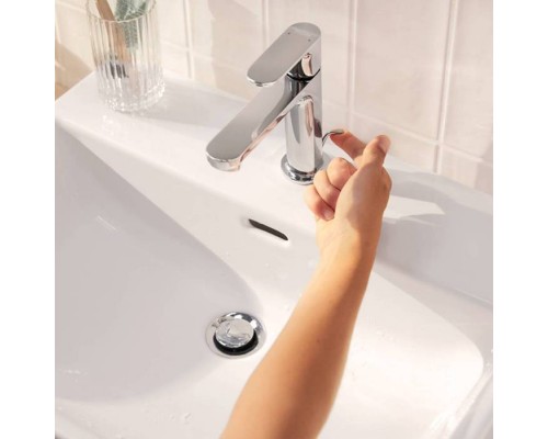 Hansgrohe Rebris S Смеситель для раковины, высокий, 1 отв., с донным клапаном, цвет: хром. 72580000 Hansgrohe Rebris S Смеситель для раковины, высокий, 1 отв., с донным клапаном, цвет: хром. 72580000