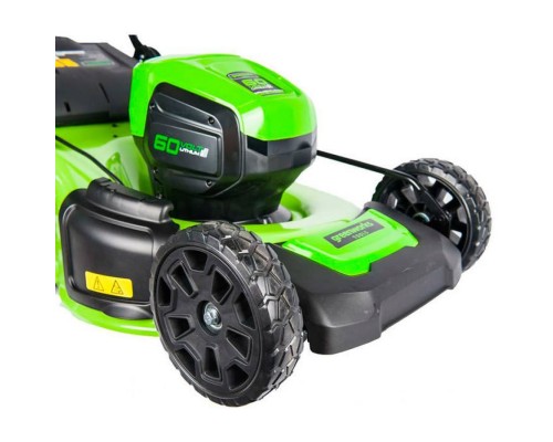 Газонокосилка аккумуляторная Greenworks 60V,46 см, б/щ (без АКБ и ЗУ) Газонокосилка аккумуляторная Greenworks 60V,46 см, б/щ (без АКБ и ЗУ)