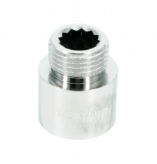 Удлинитель, ELSEN, TIN латунь, НВ, 1/2, 1/2, длина, мм-20, CN