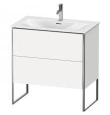Duravit XSquare База напольная 81x47.8x84см с раковиной, 2 яшика, цвет: глянцевый белый. XS452402222,  23448300001