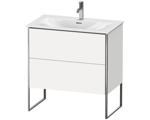 Duravit XSquare База напольная 81x47.8x84см с раковиной, 2 яшика, цвет: глянцевый белый. XS452402222,  23448300001