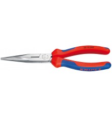 Круглогубцы с плоскими губками с режущими кромками 200 мм Knipex KN-2612200. KN-2612200
