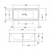 Duravit Vero Air Ванна 180x80см, встраиваемая, цвет: белый. 760418000AS0000