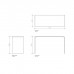 Decor Walther DW 80 XL Скамья 80x30x45см, акрил, напольная, цвет: белый. 0508350