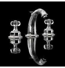 DevonDevon Excelsior King Смеситель для раковины на три отверстия, цвет: хром. EXC-KN100CR