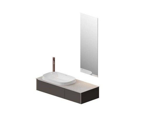 Kerama Marazzi Magica Тумба подвесная, 115.4х48.5х22см., 2 ящика, цвет: вечерний серый матовый. MA.120.2\EGR.M