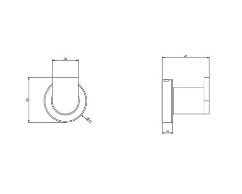 Gessi Emporio accessories Крючок, подвесной, цвет: Finox Brushed Nickel. 38921#149 Gessi Emporio accessories Крючок, подвесной, цвет: Finox Brushed Nickel. 38921#149