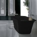 Globo Relais Ванна отдельностоящая 185x85x58 см, цвет: черный глянец. VA189NE, VA189CR