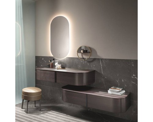 Burgbad Lavo 2.0 Комплект мебели 121х49х25см, с зеркалом LED подсветка по периметру, полочкой и полотенцедержателем, подвесной, цвет: Eiche Dekor Mokka. SIJH050, ACFP030, KOBW121 G0227 F5059 Burgbad Lavo 2.0 Комплект мебели 121х49х25см, с зеркалом LED подсветка по периметру, полочкой и полотенцедержателем, подвесной, цвет: Eiche Dekor Mokka. SIJH050, ACFP030, KOBW121 G0227 F5059