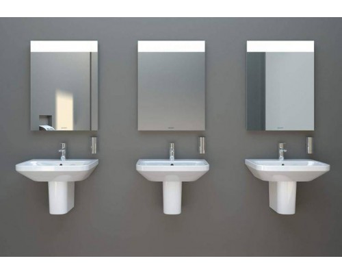 Duravit DuraStyle Раковина 60х44см., 1 отв., подвесная, с полупьедесталом, с переливом, цвет: белый. 2319600000,  0858300000