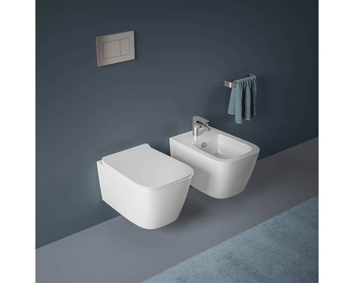 Artceram A16 Унитаз 36х52см., подвесной, безободковый, saniglaze, цвет: белый . ASV006 01 00