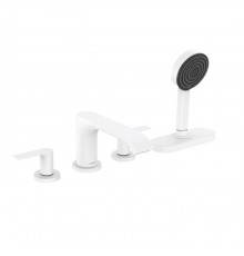 Hansgrohe Vivenis Смеситель на край ванны, на 4 отверстия, с sBox, цвет: матовый белый. 75444700