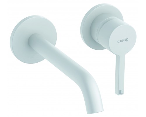 Kludi 20 244 5315 Nova Fonte Pura Смеситель для раковины 180 мм, настен., на 2 отв., (внеш. монт. ч)