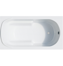 Акриловая ванна Corpa Nera Santi CN05021WH 150x75 см, с каркасом, с экранами, белый глянец