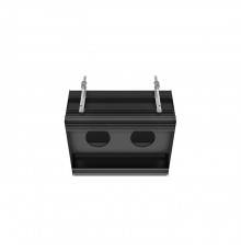 Gessi Binario Профиль линейный 460 мм, для 2 модулей, установка Easy-Fix, цвет: Black XL. 61123#299