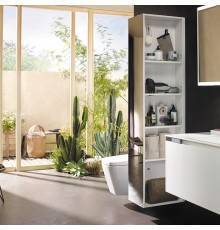 Burgbad Yso Шкаф подвесной зеркальный 32x43x176см, цвет: белый матовый. HSHA058 L K0374