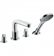 Hansgrohe Metris S Смеситель на борт ванны, 4 отв., цвет: хром. 31446000