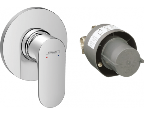 HG 72 648 000 Rebris S Смеситель для 1 потребителя встраиваемый, Комплект, 28.7 л/мин