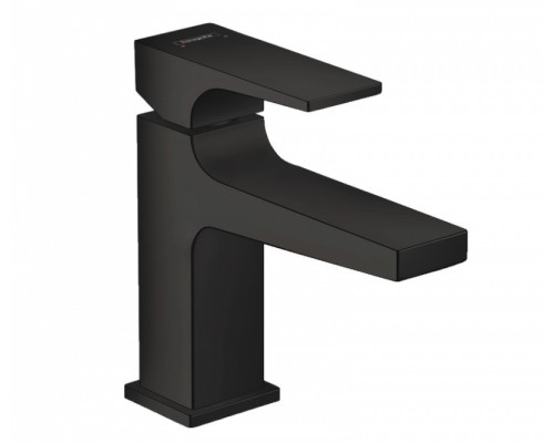 HG 32 500 670 Metropol Смеситель для раковины 89 мм, Push-Open, черный 32500670