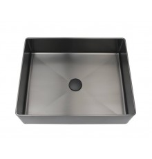 Накладная раковина AltroBagno Accordo 001010 MtGr, оружейная сталь