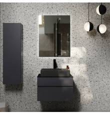 Мебель для ванной комнаты Raval Decent 60 антрацит, раковина 3050-112