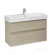 Roca A857641515 Oleta Тумба под умывальник 100 капучино матовый, 2 ящика A857641515