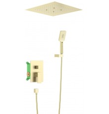 Timo SX-2029/17SM Selene Набор для комплектации душа 400х400/100х140 мм, 1/3 режима, золото матовое SX-2029/17SM