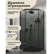 Душевая перегородка Niagara Eco NG-1010-14DT (100x100x190 см)