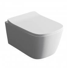 Artceram A16 Унитаз 36х52см., подвесной, безободковый, saniglaze, цвет: белый . ASV006 01 00