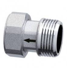 Фитинги цанговые Американка c обратным клапаном, хром. 3/4”НР-1”НГ под пломбу FC 8347 134
