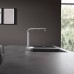 Hansgrohe Aquno Select M81 Смеситель для кухни, 1 отв., с вытяжным душем, sBox, цвет: хром. 73830000